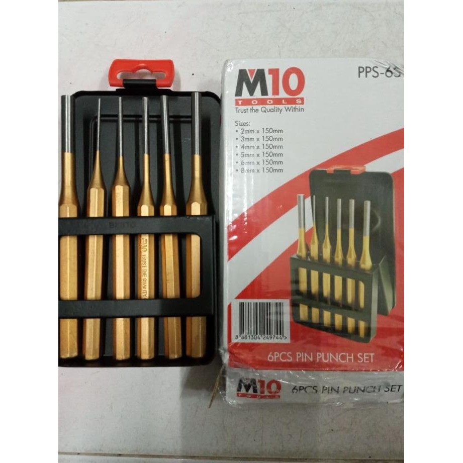 

BEST M10 PIN PUNCH SET 6 PCS PPS 6S ORIGINAL