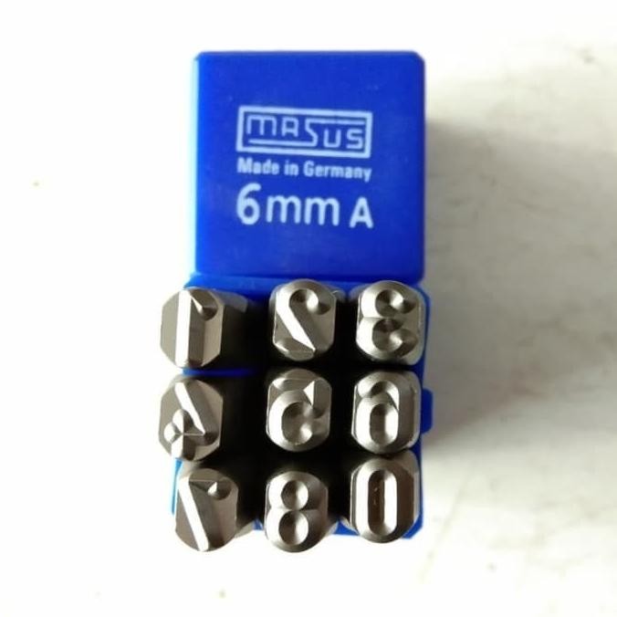 

READY ANGKA KETOK 6MM (0-9) FIGURE STAMP PUNCH MASUS GERMANY