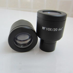 

LabTestKit WF10X/20mm Glass High Eyepoint and Wide Angle Biological Microscope Eyepiece Lab Student Educational Bio-Microscope Lens 23.2mm Brand New