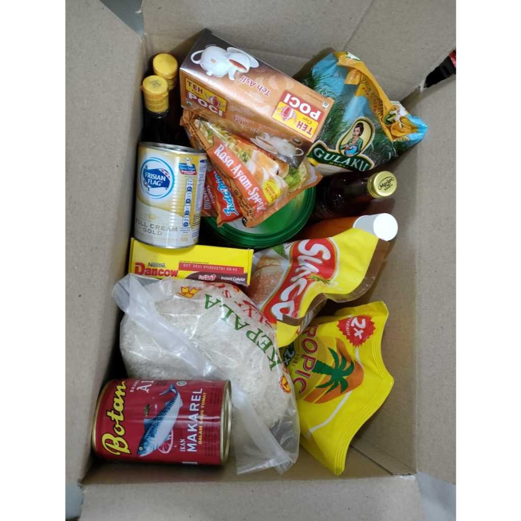 

Kardus Lebaran/Kardus Parcel/Kardus Idul Fitri Uk40X30X29 - Medium Putih New Design