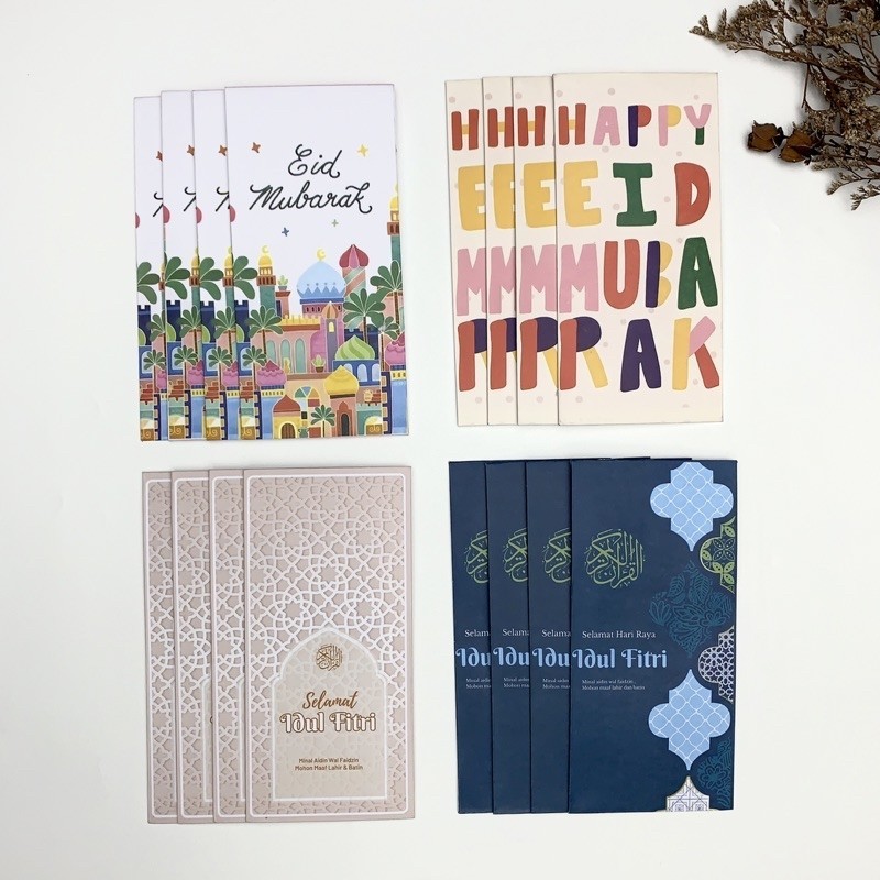 

Amlop Lebaran Premium ( Isi 80 Pcs ) Amplop Hari Raya Idul Fitri Bahan Tebal Doff