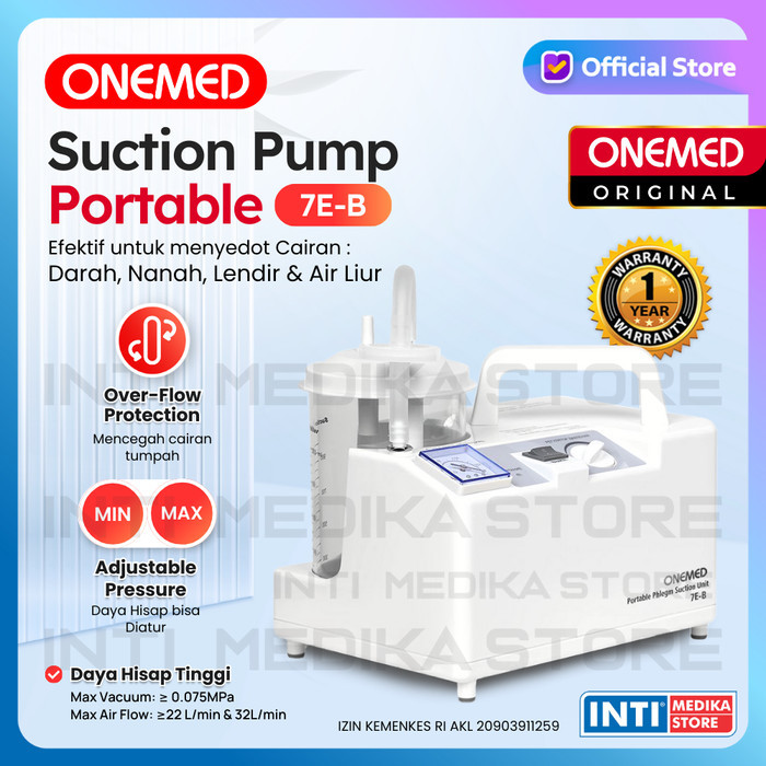 ONEMED - Suction Pump BAYI Portabel 7EB Penyedot Lendir Dahak