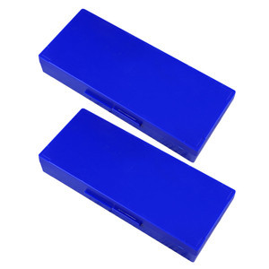 

LabTestKit 2 Pcs Slide Box Reusable Slides Boxes Microscope Plates Storage Holder Tray Laboratory Supply Case High Quality Accessories Brand New
