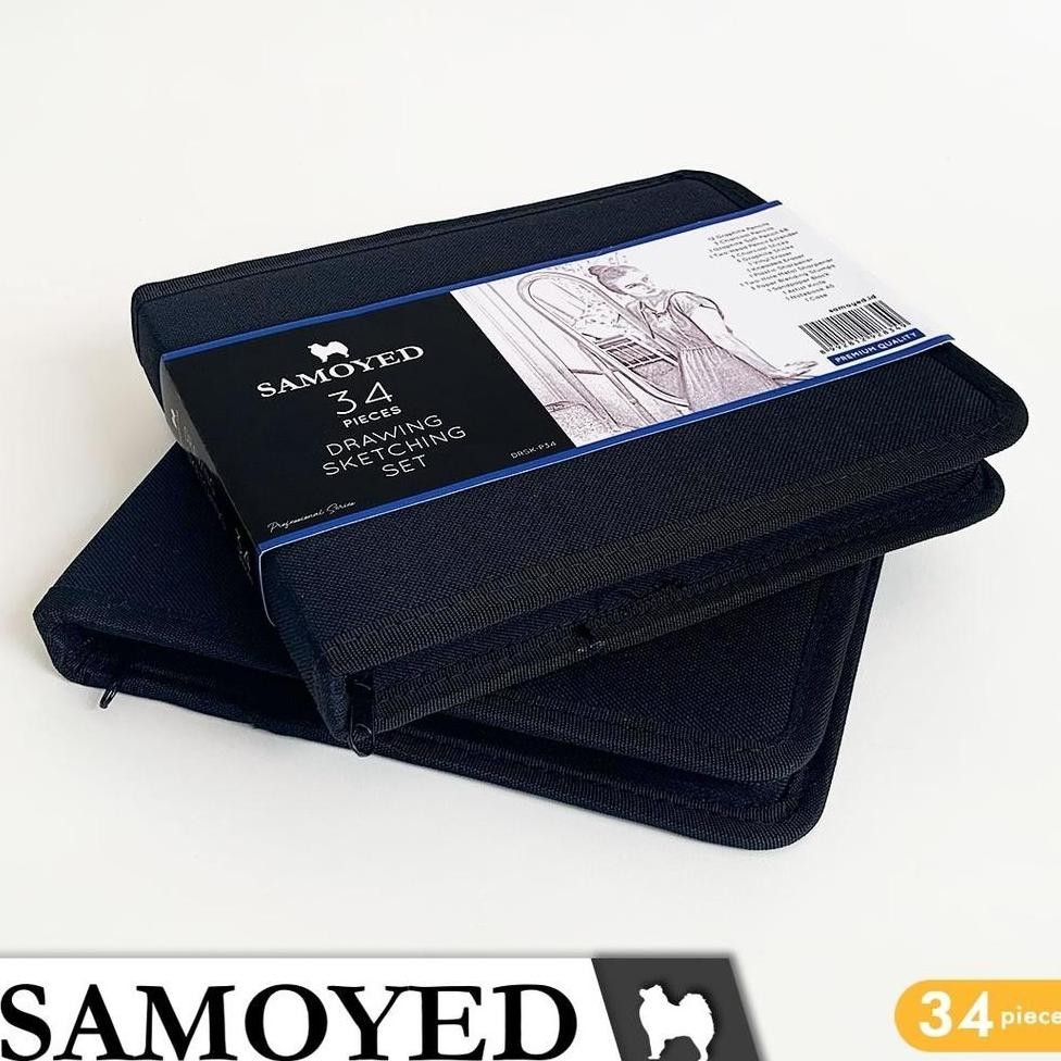 

XQ PERALATAN PENSIL GAMBAR SKETSA / PROFESSIONAL DRAWING SKETCHING SET SAMOYED
