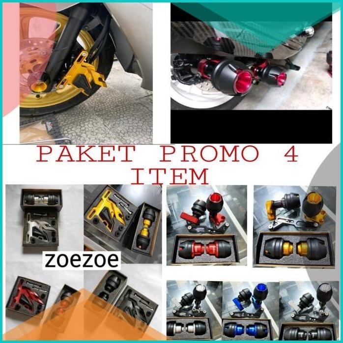 PAKET JALU KNALPOT PCX 160 TUTUP KALIPER PCX 160 JALU AS RODA PCX 160