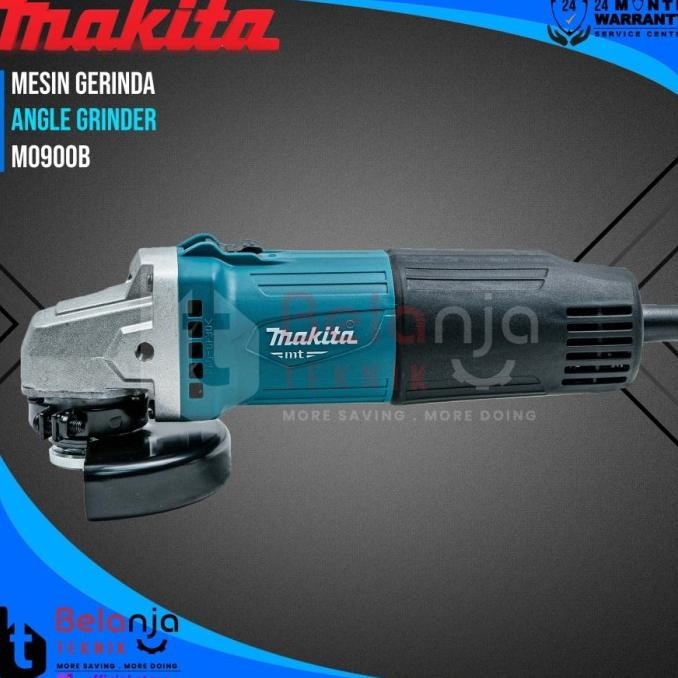 Makita Mesin Gerinda Tangan M0900B 4 Inch 540W Angle Grinder M 0900 B Original Dan Terpercaya