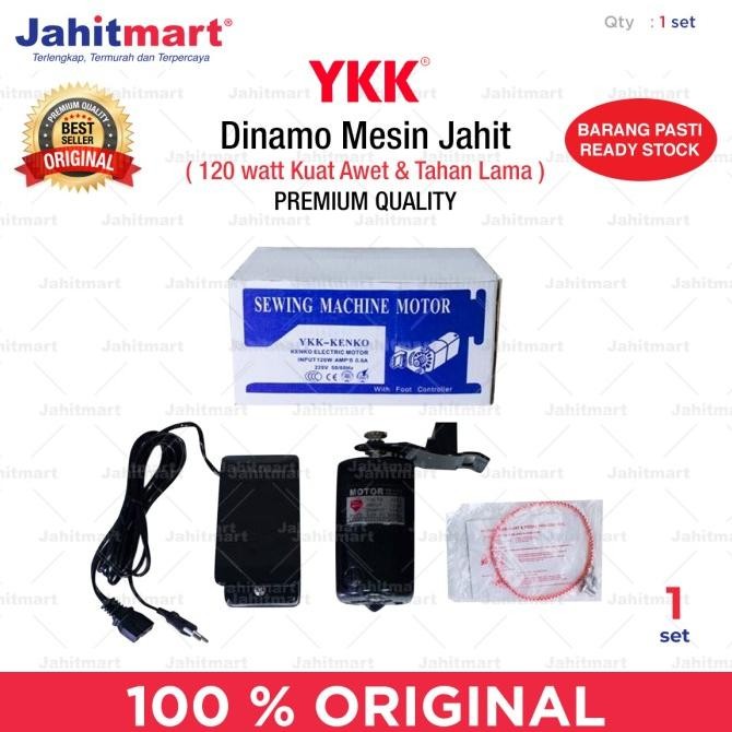 

DINAMO KECIL MESIN JAHIT & OBRAS MERK YKK 120 WATT