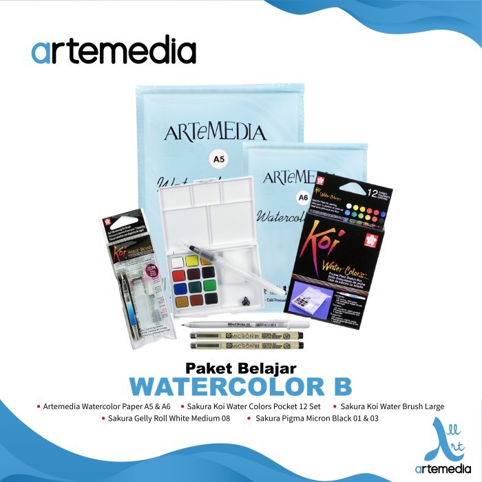 

TERBARU Paket Belajar Watercolor - B BISA GOSEND!