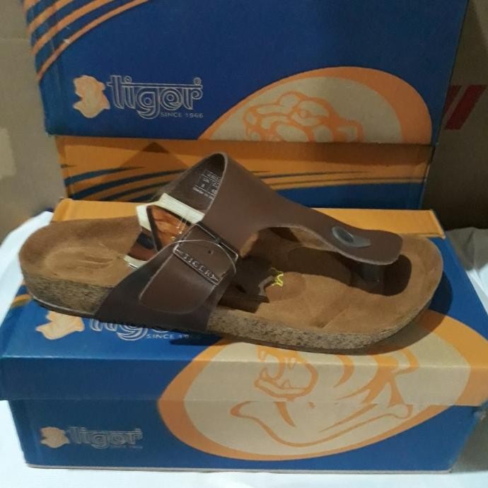 Sandal Pria Kulit Tiger Jepit Original Kenzostore9