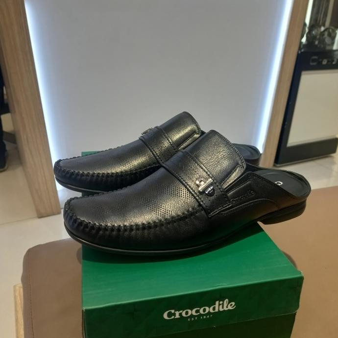 Sepatu Sandal Pria Crocodile Original Infor Bahan Kuit  Empuk Pleksibel Dan Nyaman Di Pakai Kenzosto
