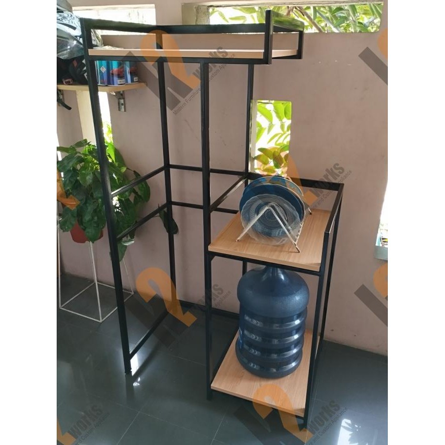 Rak Dapur Custom untuk Dispenser dan Microwave  K076