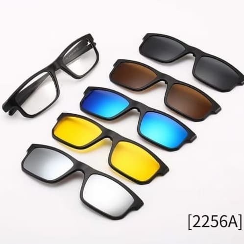 kacamata Clip On 2256 Frame Kacamata klip On Kacamata Polarized