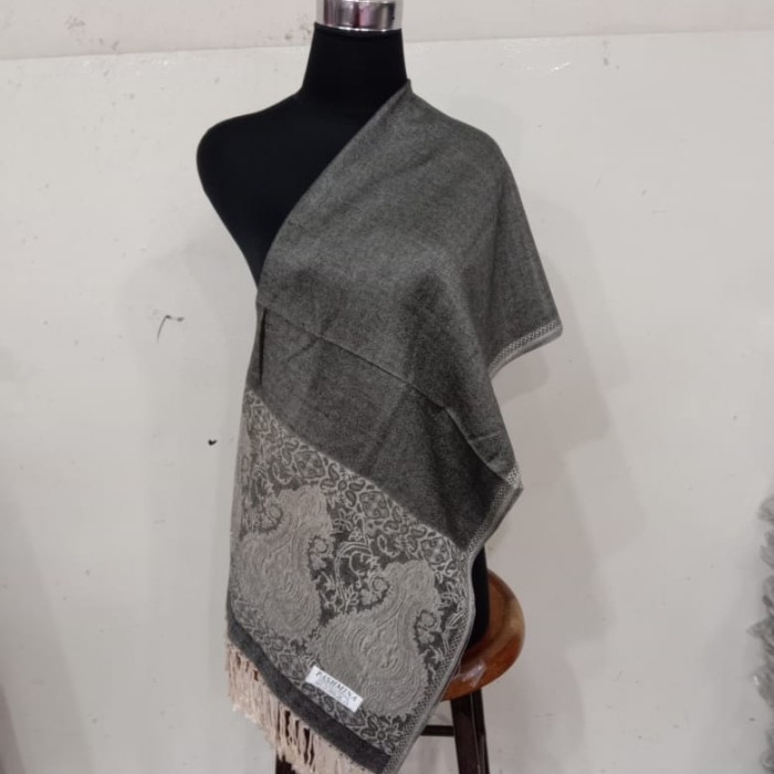Syal Polos Motif Cashmere/ Pashmina Cashmere/ Scarf / Selendang/ Shawl
