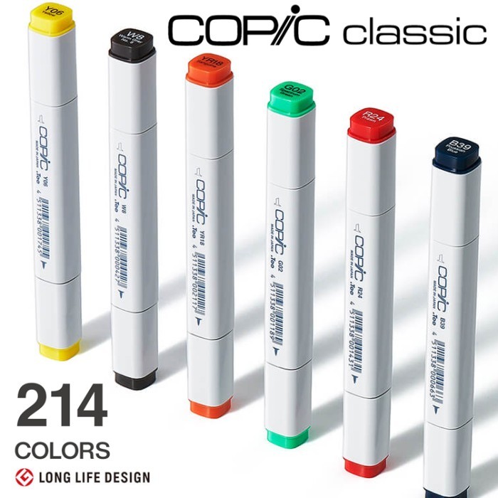 

HRG DISKON Copic Classic Graphic Marker Alcohol Based Dye Ink Refillable