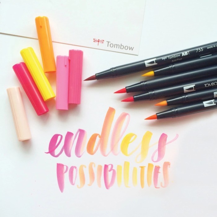 

MURAH Tombow Dual Brush Pens Abt Set 10 Warna Coloring Marker Spidol Pen Tip