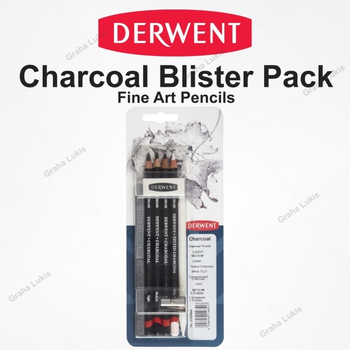

DISKON Derwent Fine Art Pencils - Charcoal Blister Pack