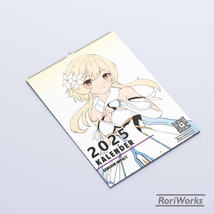 

NEW Kalender Dinding 2025 - Genshin Impact Waifu
