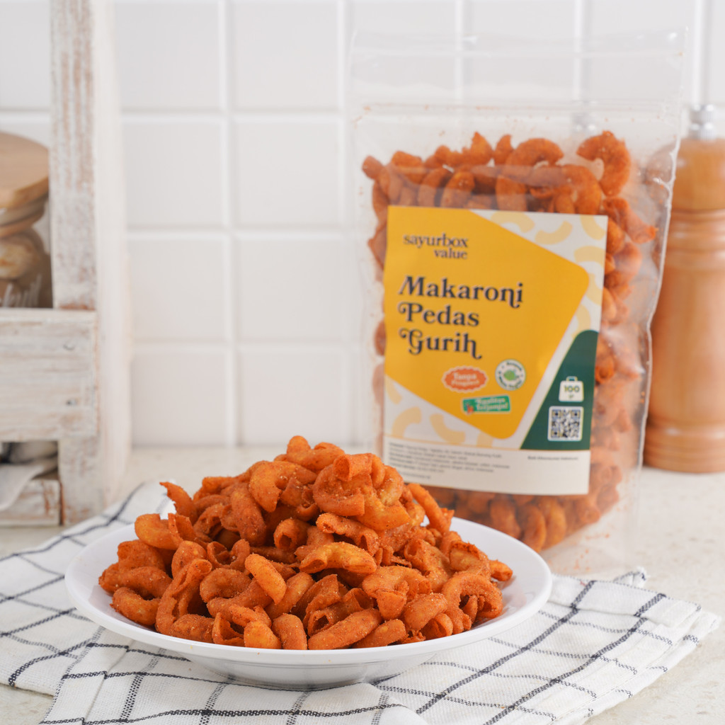 

Sayurbox Value Makaroni Pedas Sedang 100 gram