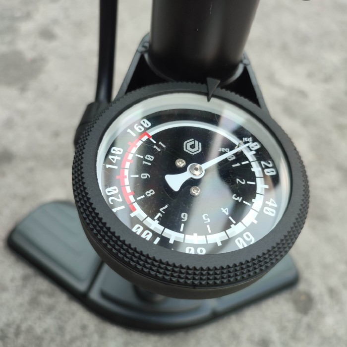 Promo.. Pompa Polygon Stx Steel Pump 160 Psi Pompa Angin Sepeda Bola Motor