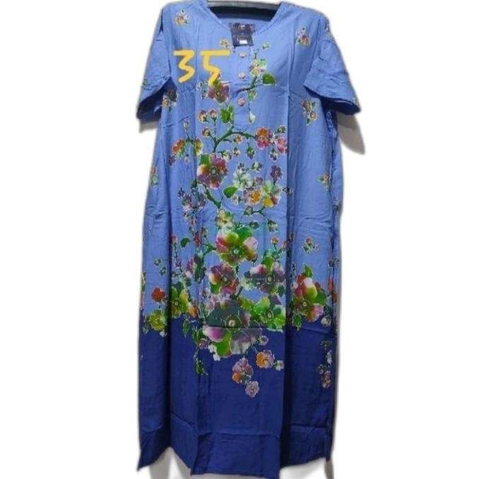 Promo Daster Batik 04 Jumbo Ld 130 Cm Pb 110 Cm Kuda Mas Sarwendah