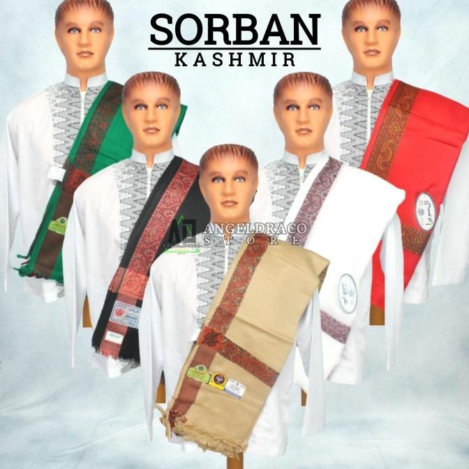 Sale Sorban Kashmiri Panjang / Sorban Arifat / Sorban Kashmir
