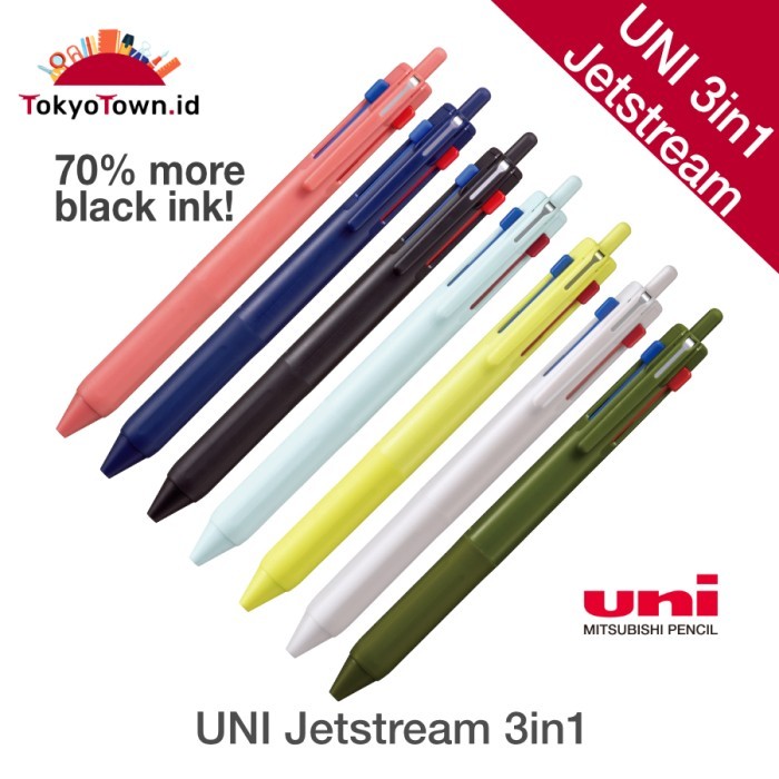 

Uni Ball Jetstream Multi Color Ballpoint Tri-Color