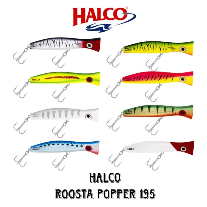 Halco Roosta Popper 195 Floating Lure 195Mm 117G