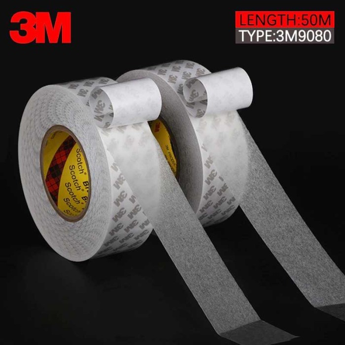 

Double Tape Super Kuat Tipis 0,15 Mm Panjang 50 Meter Warna Putih