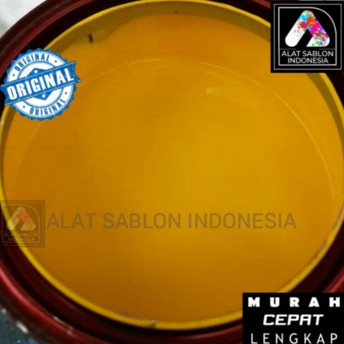 

Tinta Sablon Pvc Solid Ink Yellow Kuning 250Gr