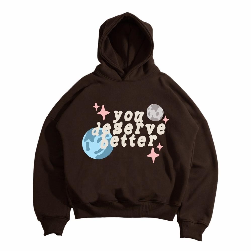 Promo Hoodie Boxy Forental Colourspace Cours Dark Brown