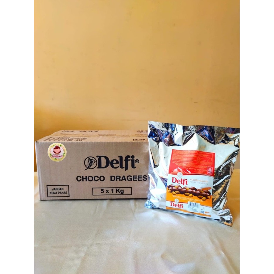 

kartonan Delfi almond 1kg isi 5 bungkus