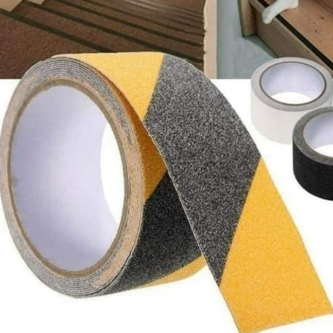 

ANTI LICIN - ANTI SLIP - SAFETY WALK TAPE - LAKBAN LANTAI - 5 CMX5MTR ASLI
