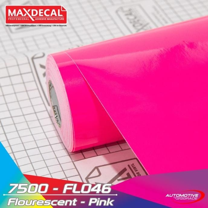 

MAXDECAL Fluorescent FL 046 PINK Skotlet Stabilo Neon 45 cm ROLL