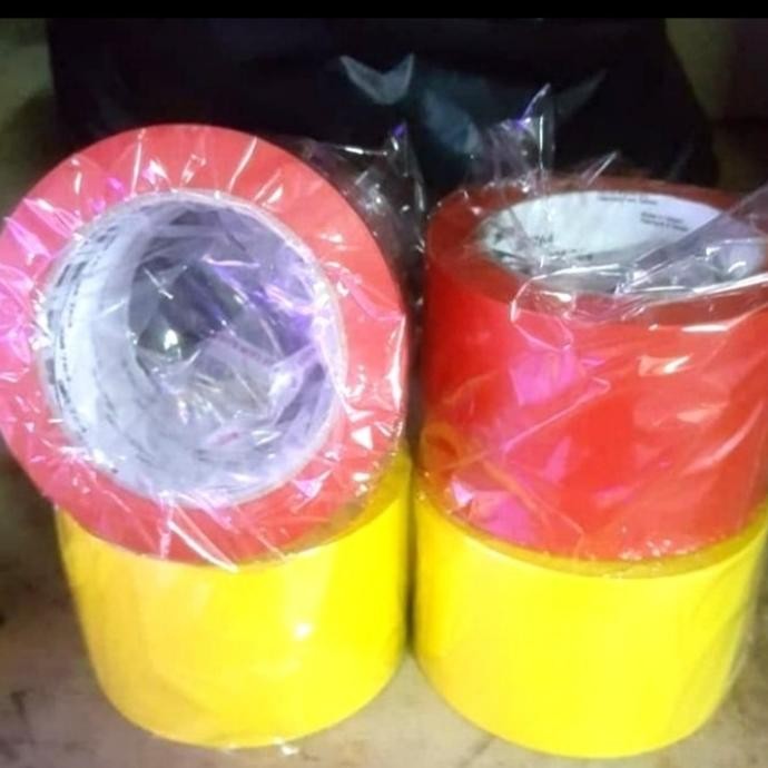 

LAKBAN LANTAI 3M 764 KUNING-FLOOR MARKING TAPE-ISOLASI LANTAI VINYL 4" ASLI
