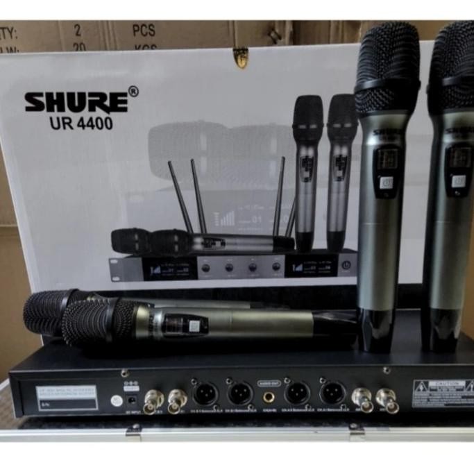 Promo Mic Wireless Shure X1 4 Mic Wireless Handle