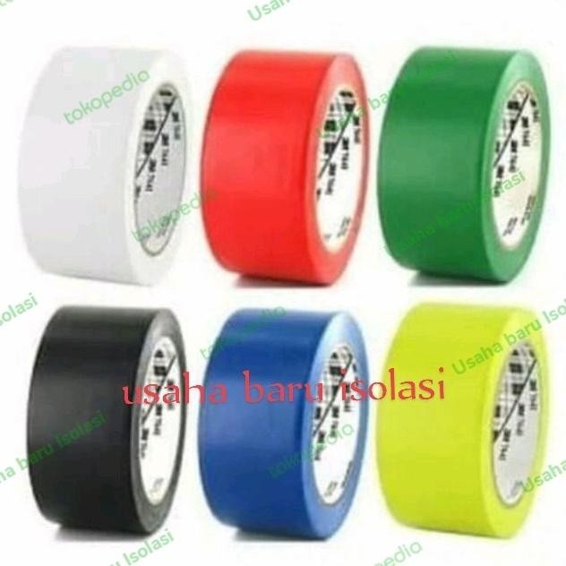 

3M LAKBAN LANTAY 764 VINYL TAPE SIZE 2IN33METER. 7 WARIAN WARNA ASLI