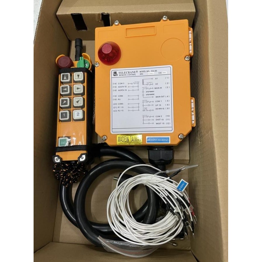 Telecrane F24-8D 10D 12D 8S Remote Wireless Hoist Crane Push Button