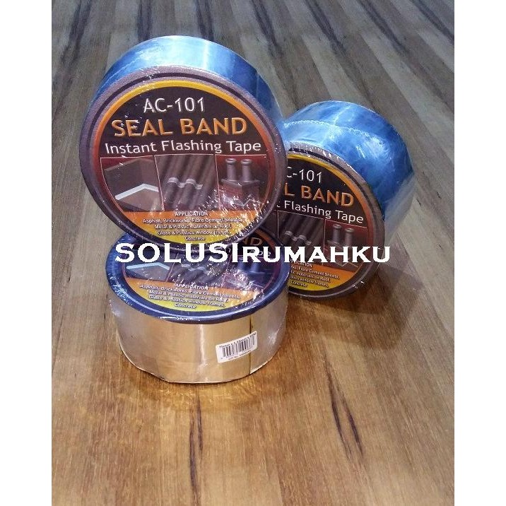

ROLL 10 MTR LAKBAN ASPAL 5 CM / FLASH BAND SENG TALANG ATAP ANTI BOCOR ASLI