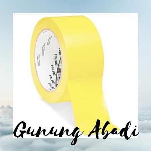 

LAKBAN VINYL TAPE 3M 764 MARKING FLOOR MARKING TAPE KUNING ASLI