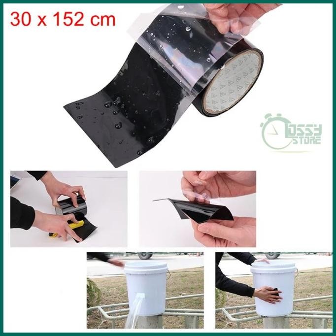 

LAKBAN ANTI BOCOR SUPER KUAT REPAIR TAPE ADHESIVE WATERPROOF 30X152 CM ASLI