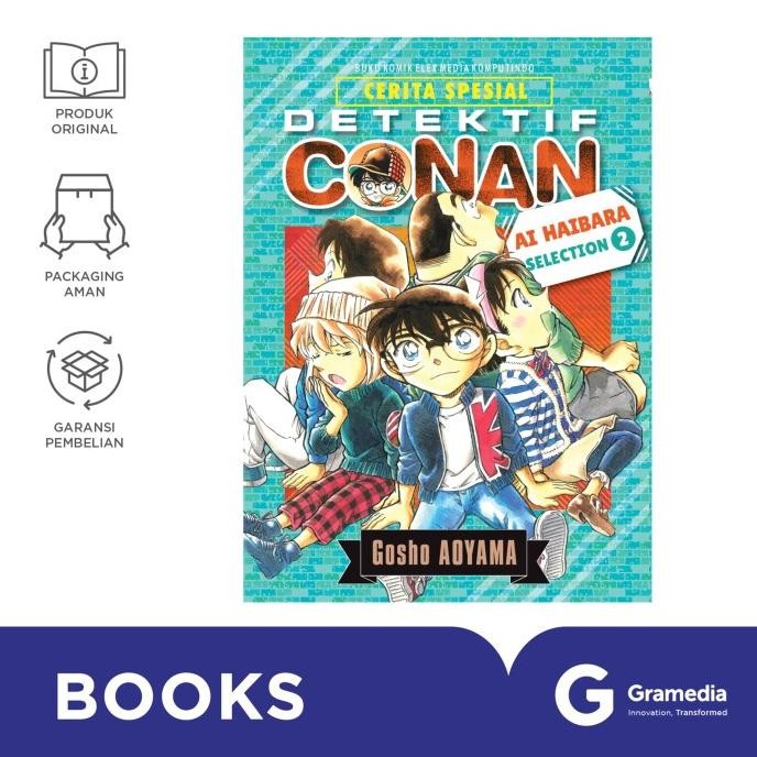 

New Gramedia Buku Komik Detektif Conan Ai Haibara Selection 02 (Aoyama Gosho)