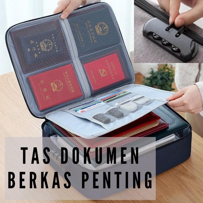 

Tas Dokumen Koper Tempat Penyimpanan Sertifikat Berkas Storage Bag