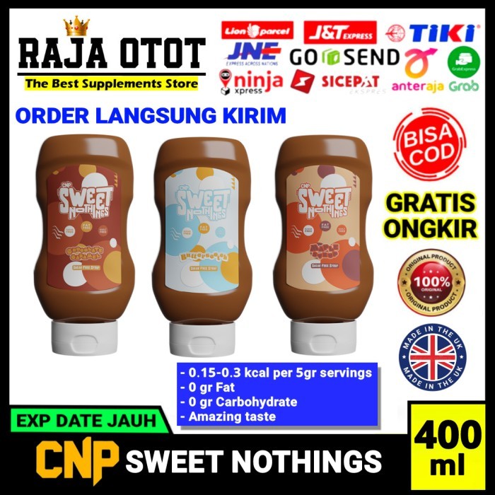 

CNP Sweet Nothings Sugar Free Syrup 400ml Non Fat Non Carbohydrate CNP Sweetener Syrup 400 ml Import