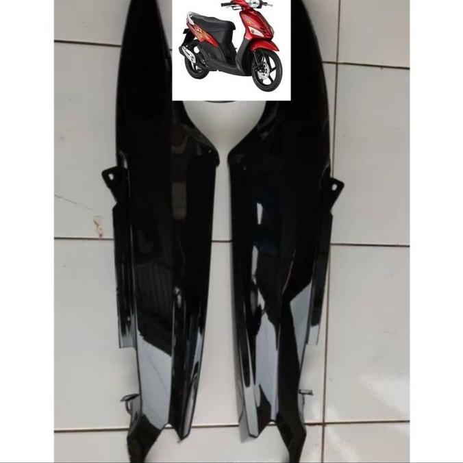 Promo COVER BODY BELAKANG KIRI KANAN HITAM MIO SPORTY KARBURATOR 2004 - 2011 COD