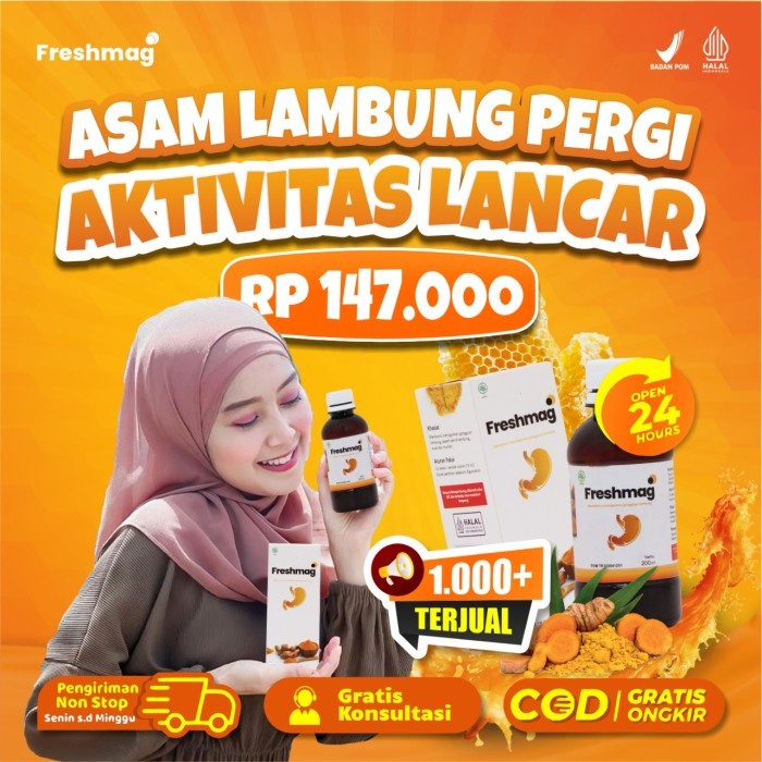 

Freshmag Original Madu Herbal Atasi Masalah Lambung Maag & Gerd