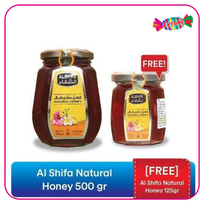 

MADU AL SHIFA ( NATURAL HONEY ) 500GR BONUS 125GR