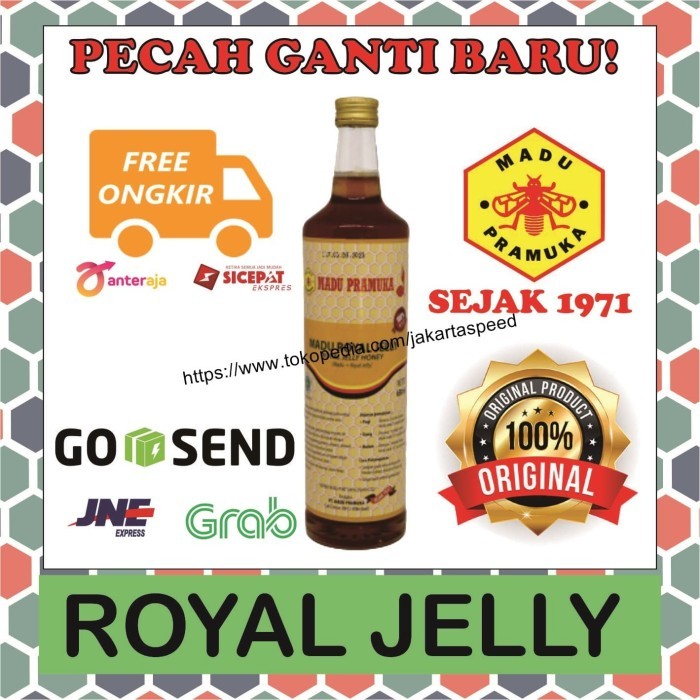 

Madu Asli Royal Jelly 650ml Madu Pramuka Alami