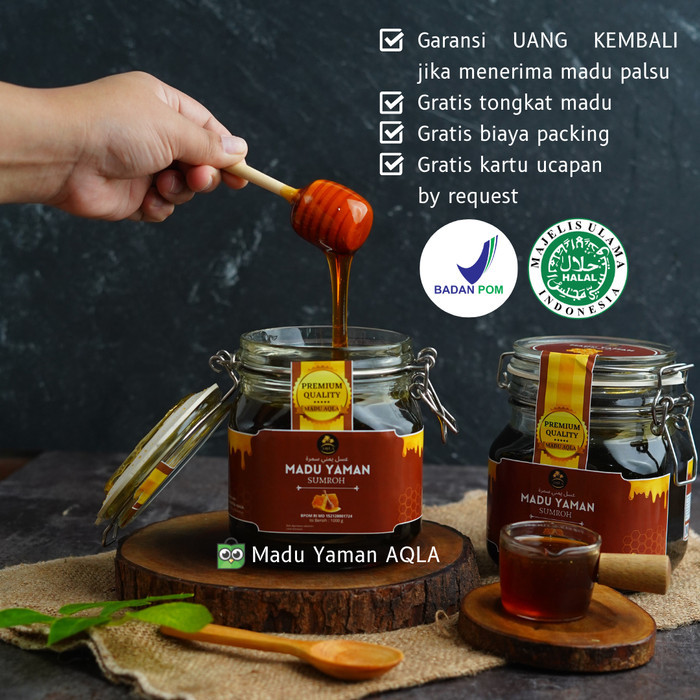 

1 KG MADU YAMAN SUMROH PREMIUM MURNI ASLI HADHROMOUT YAMAN