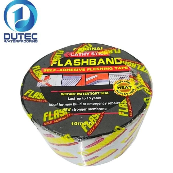 

FLASHBAND SELF ADHESIVE BITUMEN FLASHING TAPE 5 CM / LAKBAN ANTI BOCOR ASLI