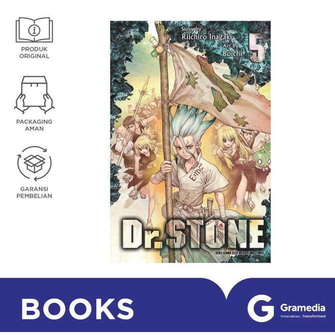 

New Gramedia Buku Komik Dr. Stone 05